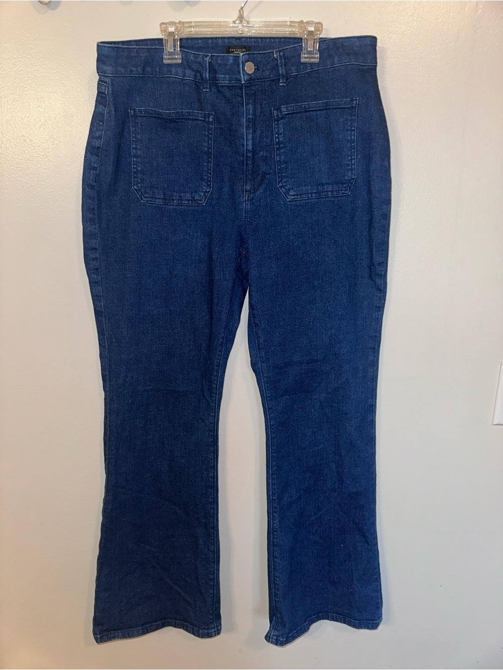 Ann Taylor Dark Blue Flare Jeans